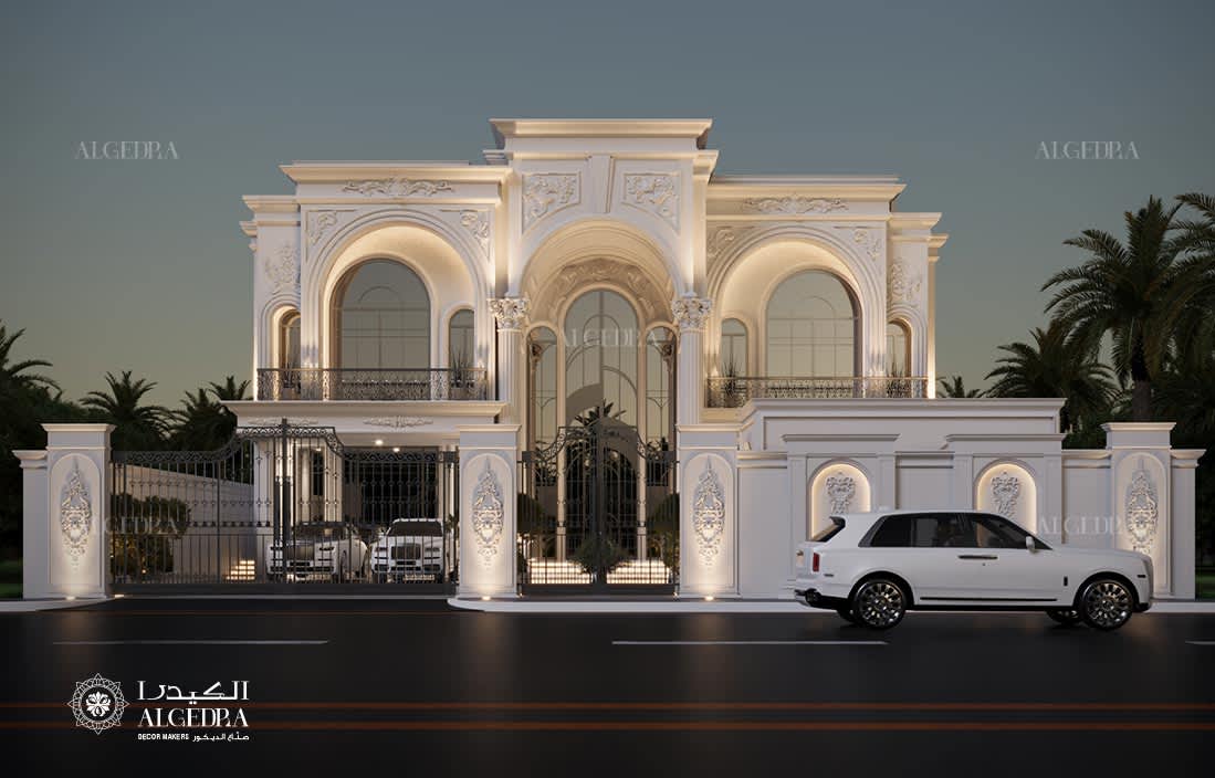 تصميم منزل كلاسيكي فاخر