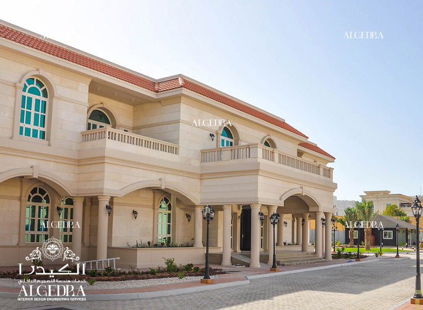 villas exterior designs in Abu Dhabi