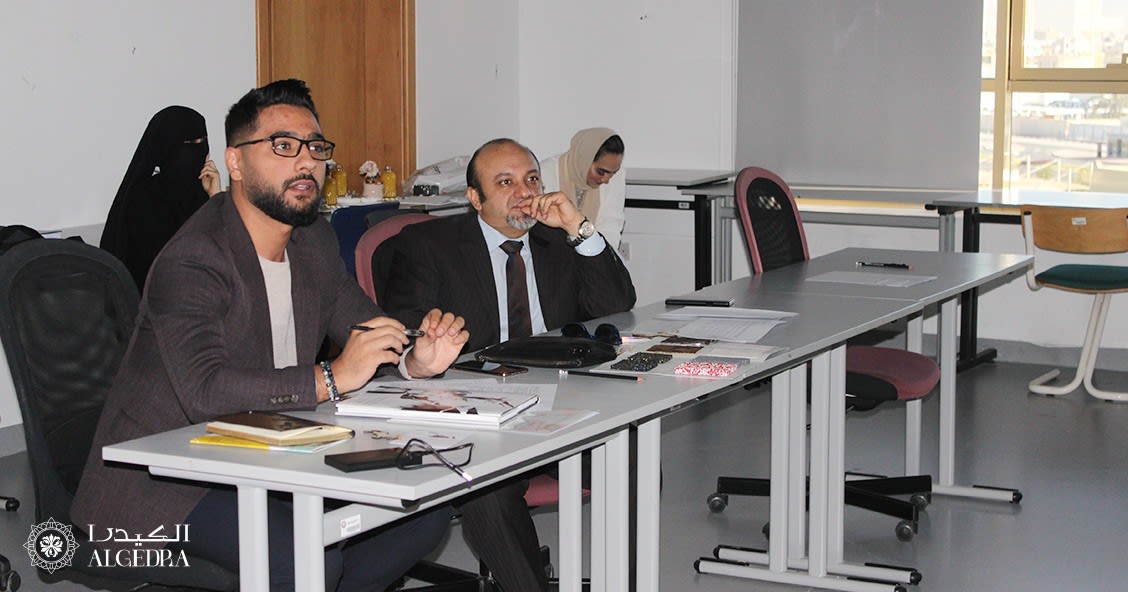 Ajman University - Algedra's CEO attended the review session where students presented their graduation projects