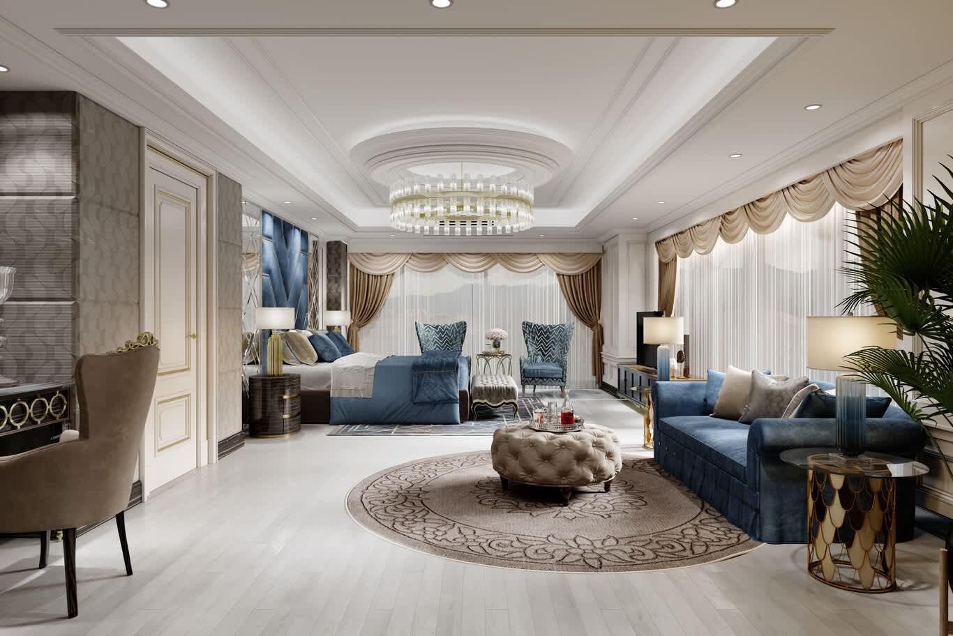 تصميم داخلي للقصور في قطر