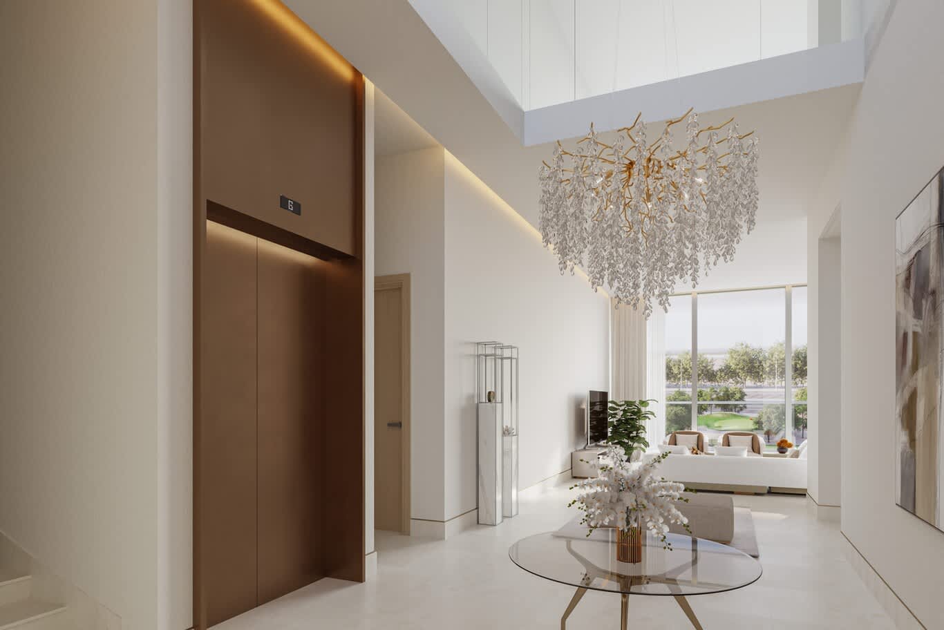 Beachfront home interior design Dubai