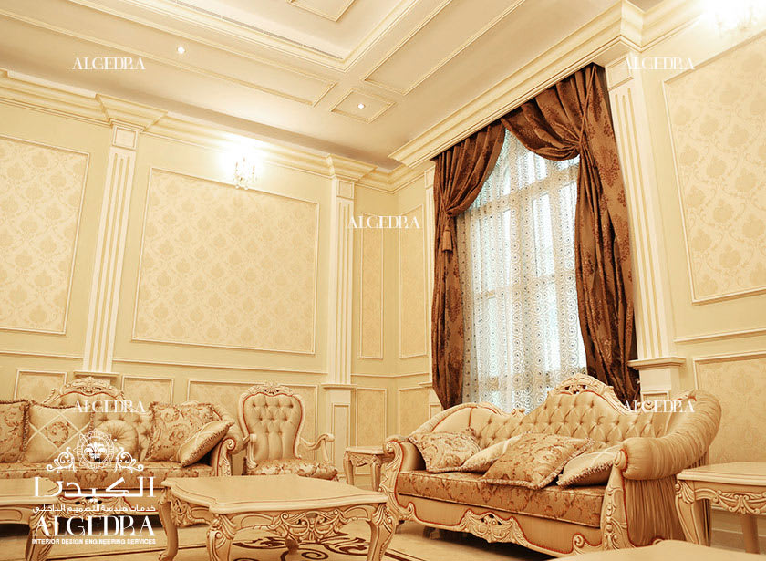 sitting room villa design Abu Dhabi