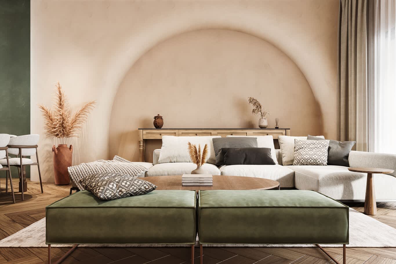 bohemian maximalist interior design