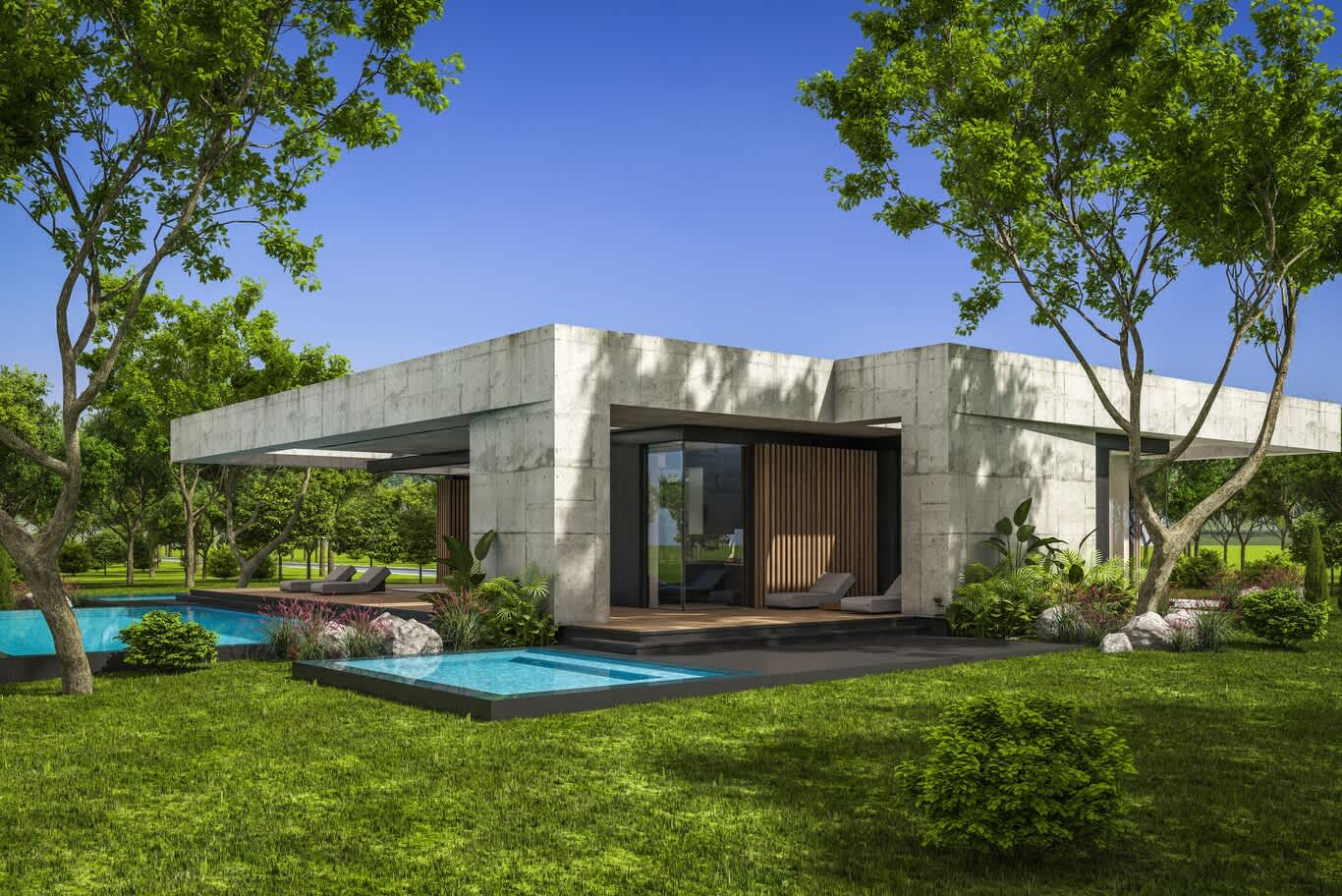 واجهات فلل حديثة أبوظبي