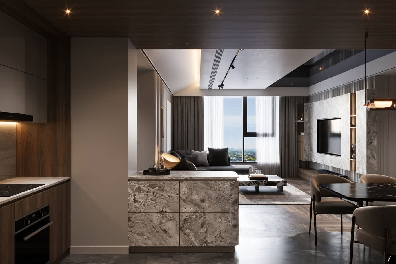 City Walk penthouse styling