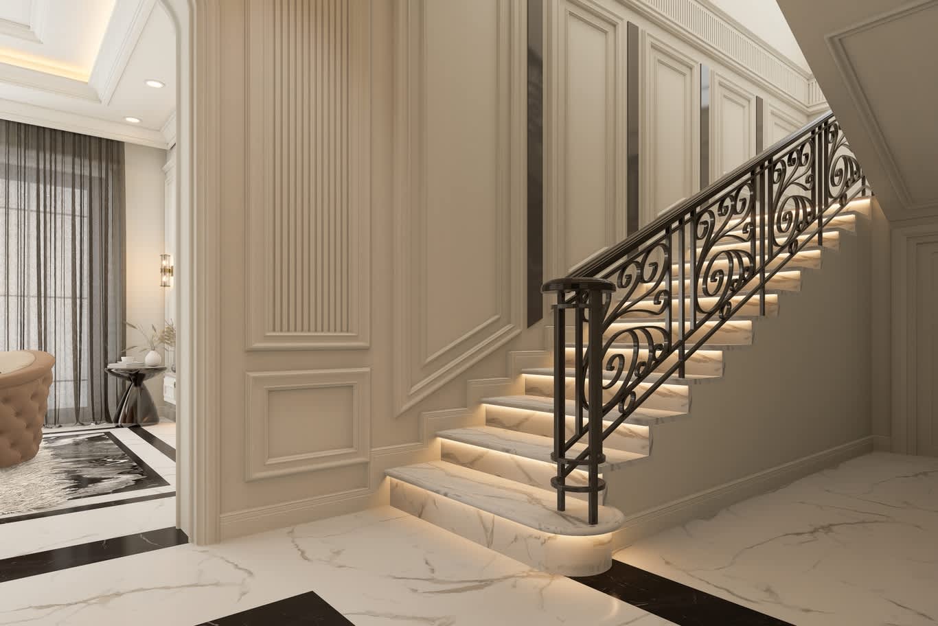 minimalist staircase trends 2025