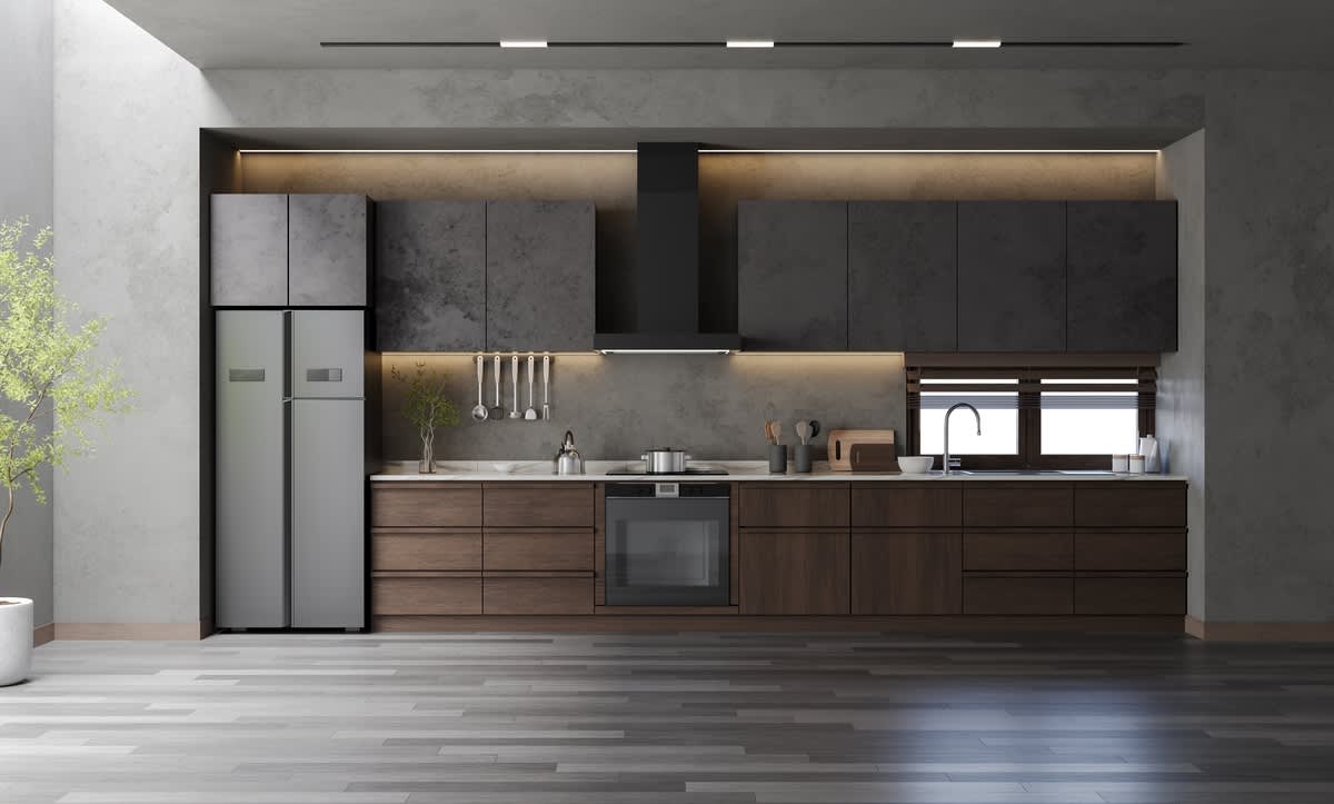 تصميم داخلي لمطبخ صغير