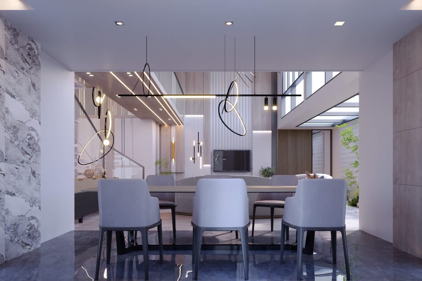 Zayed City Spanish Mediterranean interior