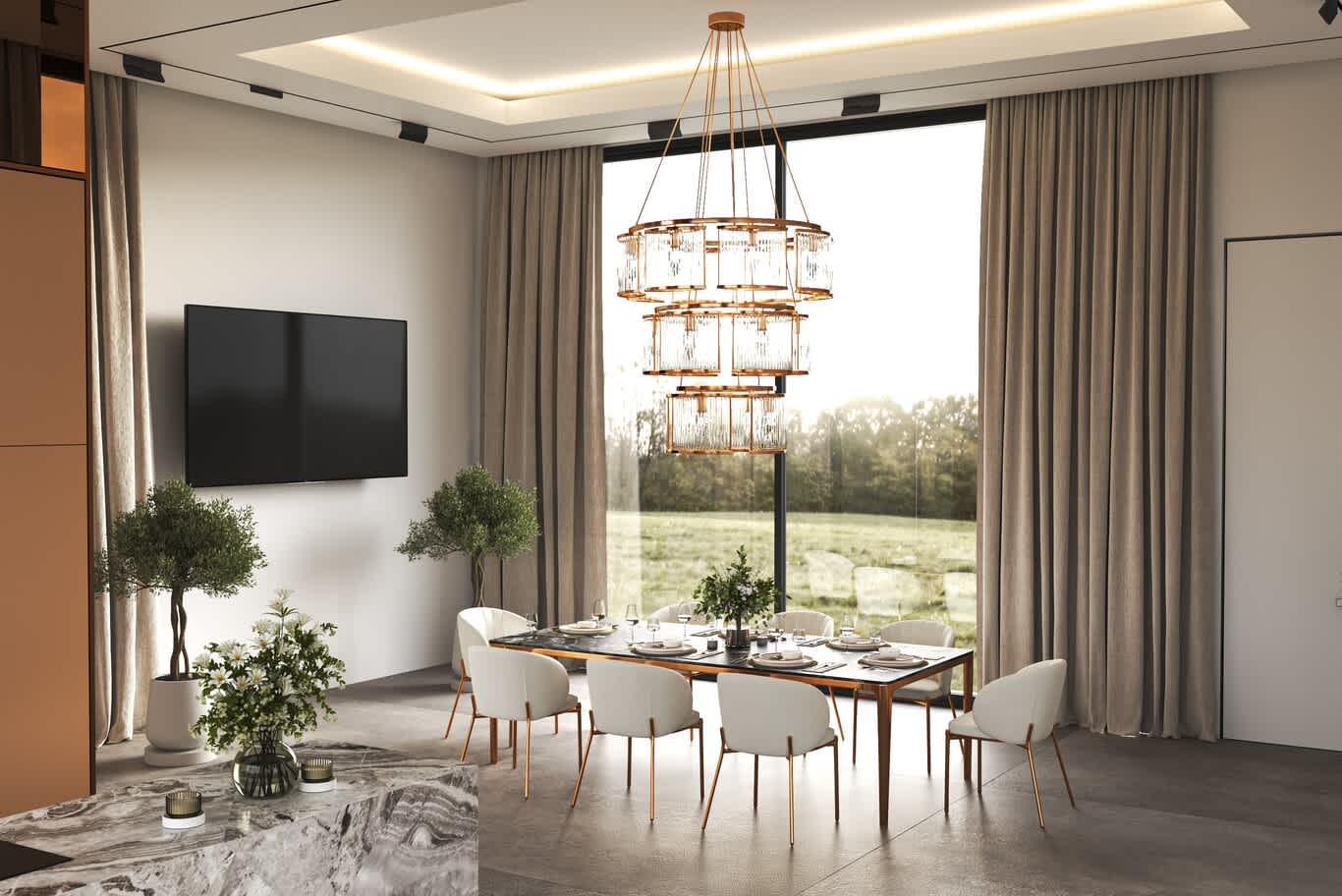 Ras Al Khaimah villa dining room