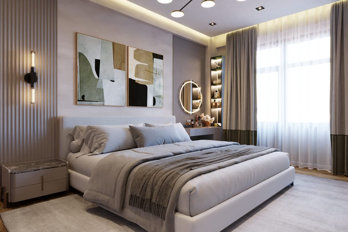 Dubai luxury apartment interiors