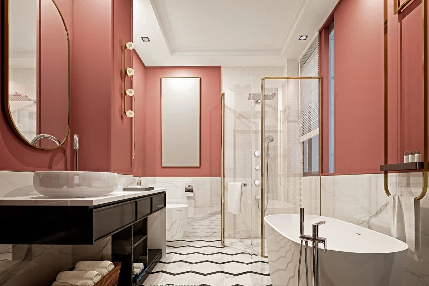 Bathroom tiles