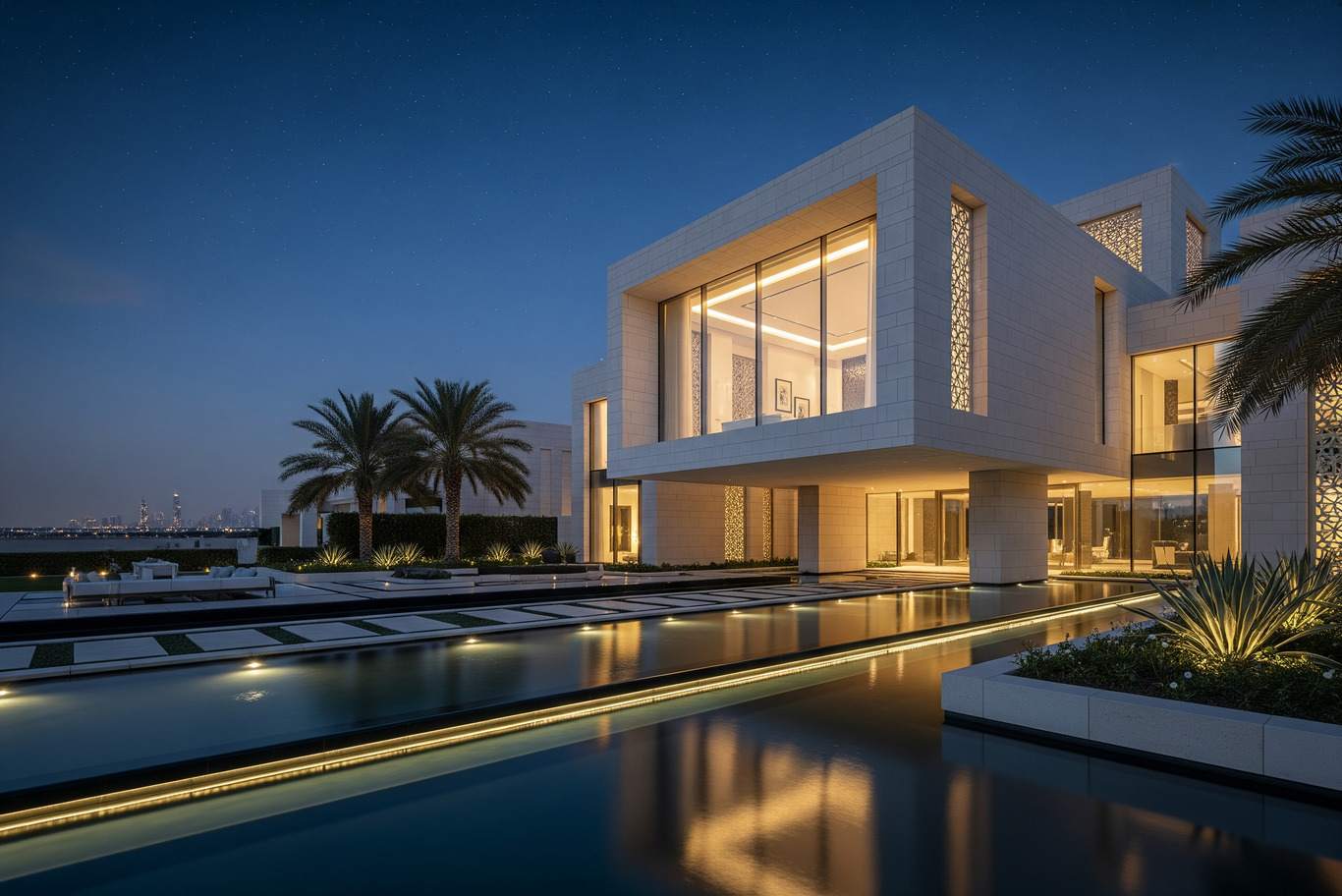 مخطط تصميم فيلا معمارية