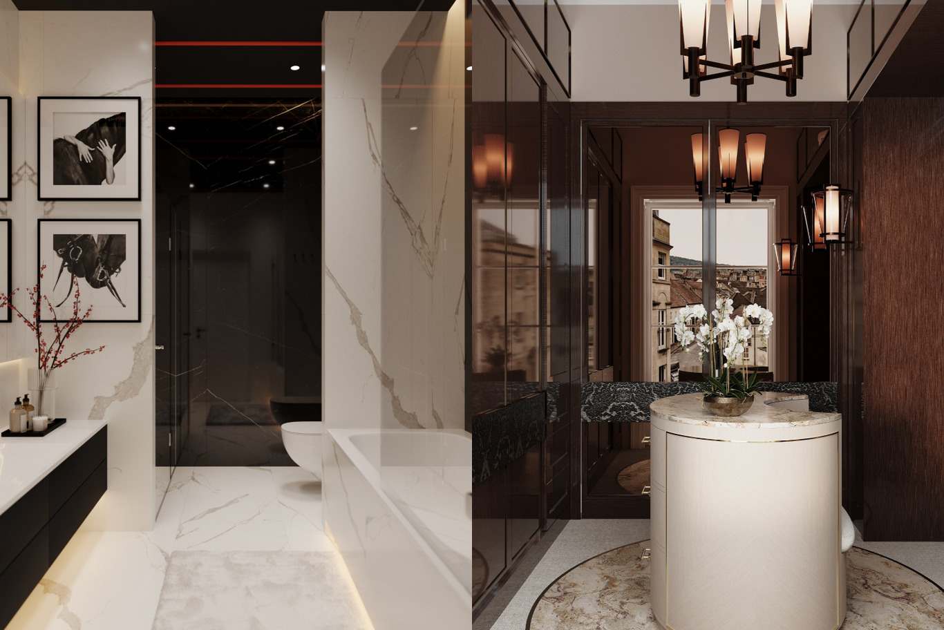 penthouse interior design Qatar
