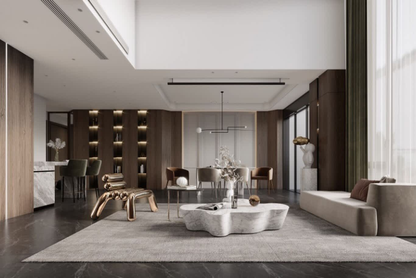 Palm Jumeirah East Crescent interior design