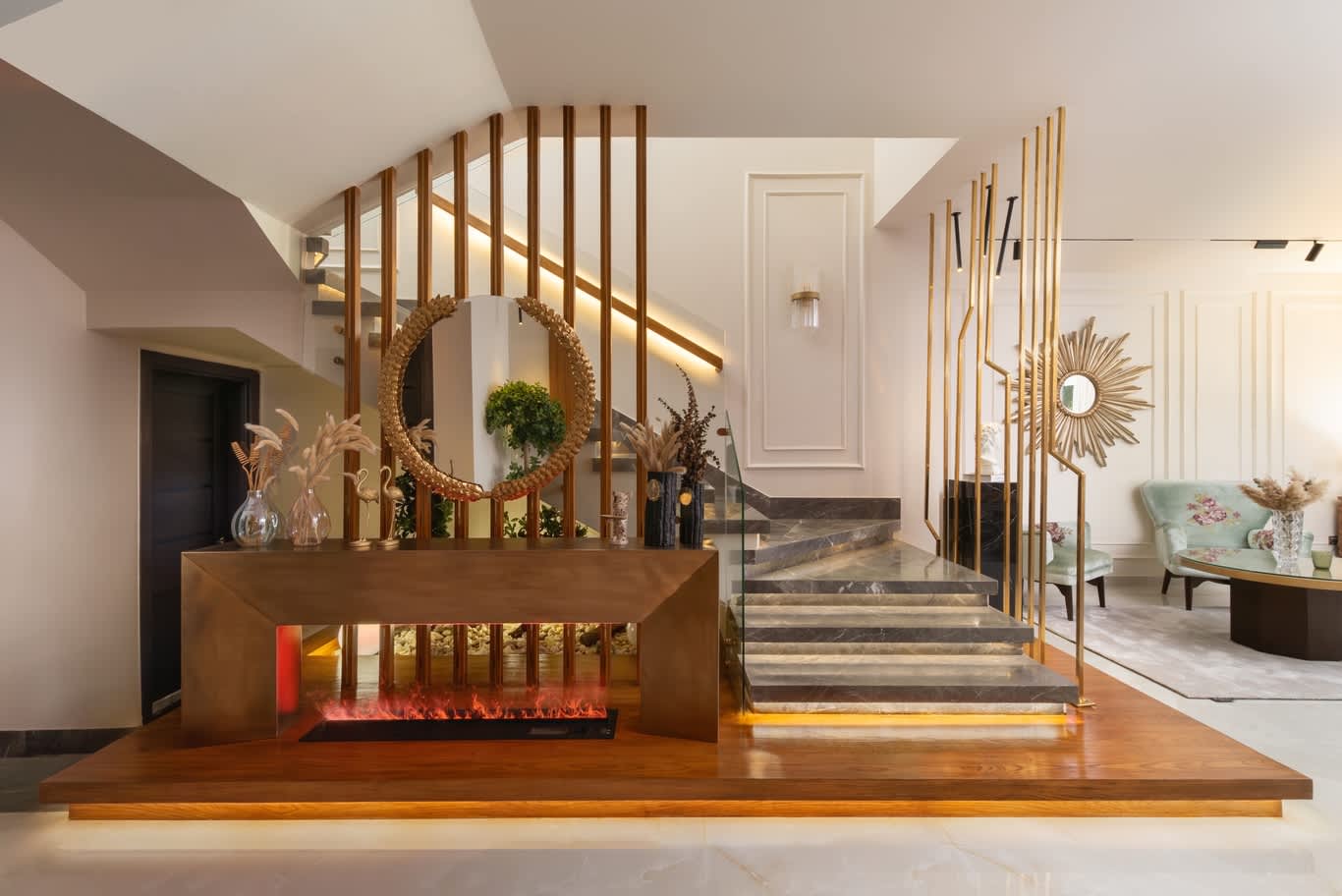 contemporary apartment staircase designs