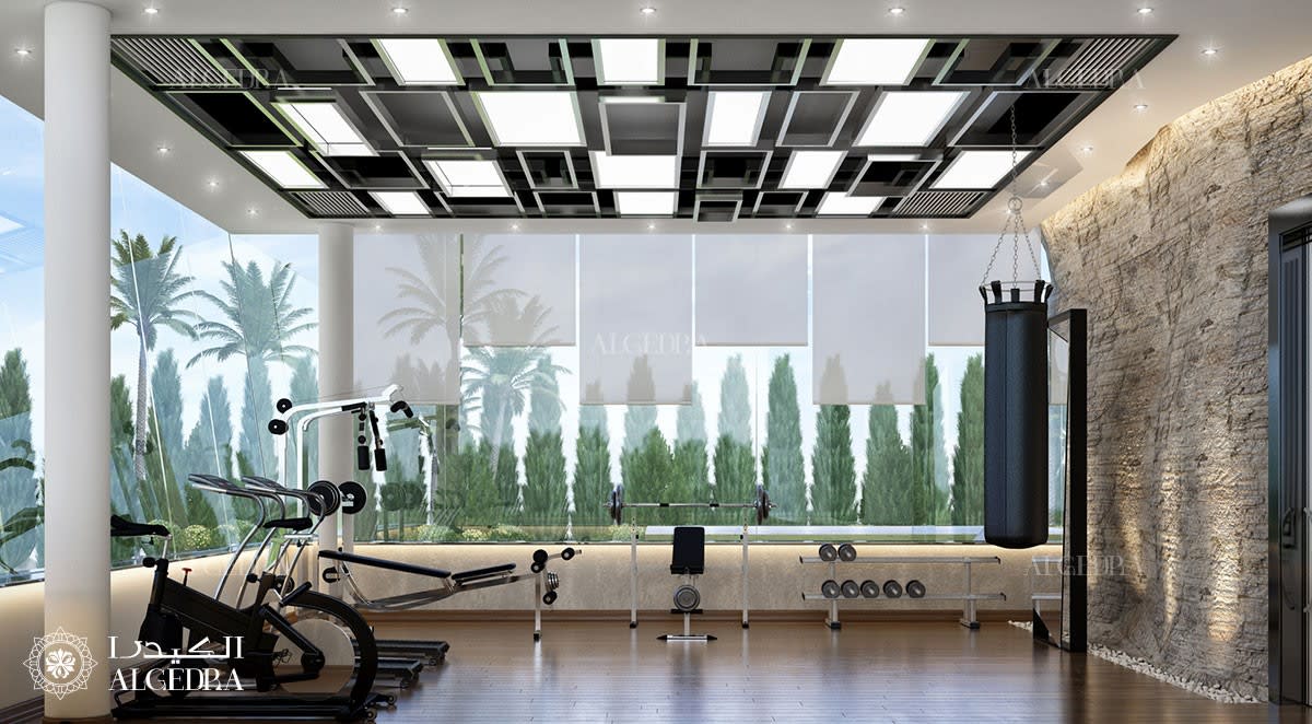 gym interior design project