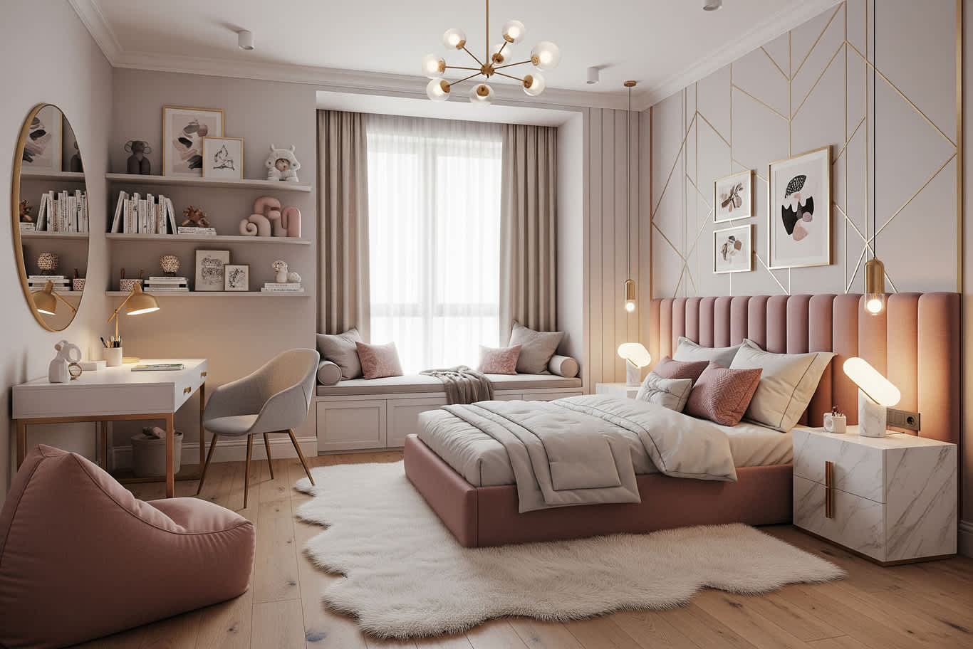 kids girl bedroom design