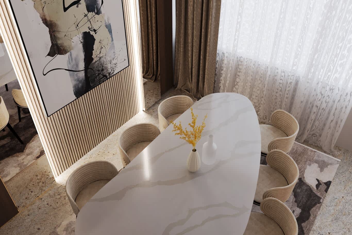 Luxury apartment decor