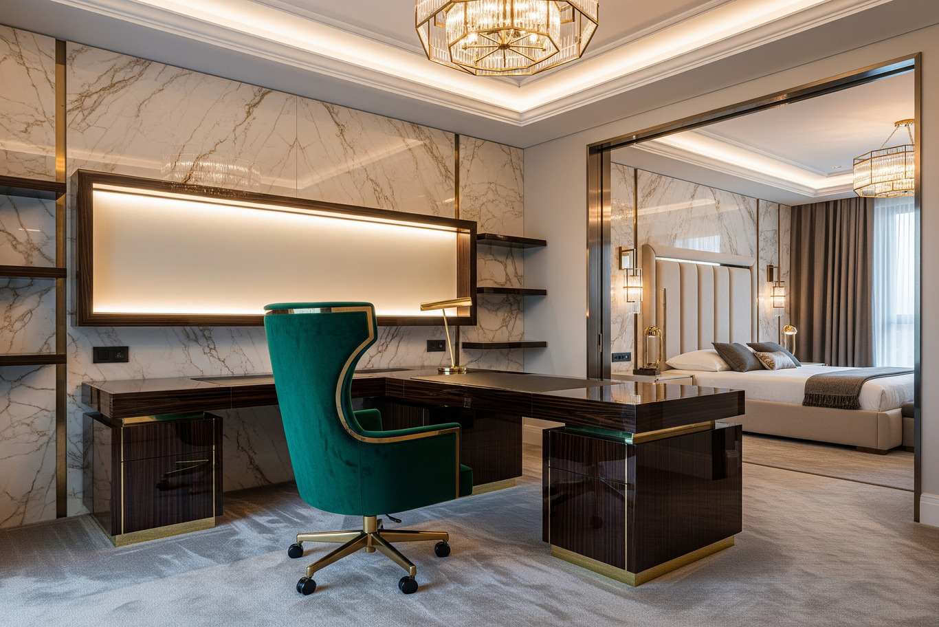 modern home office design ideas for men