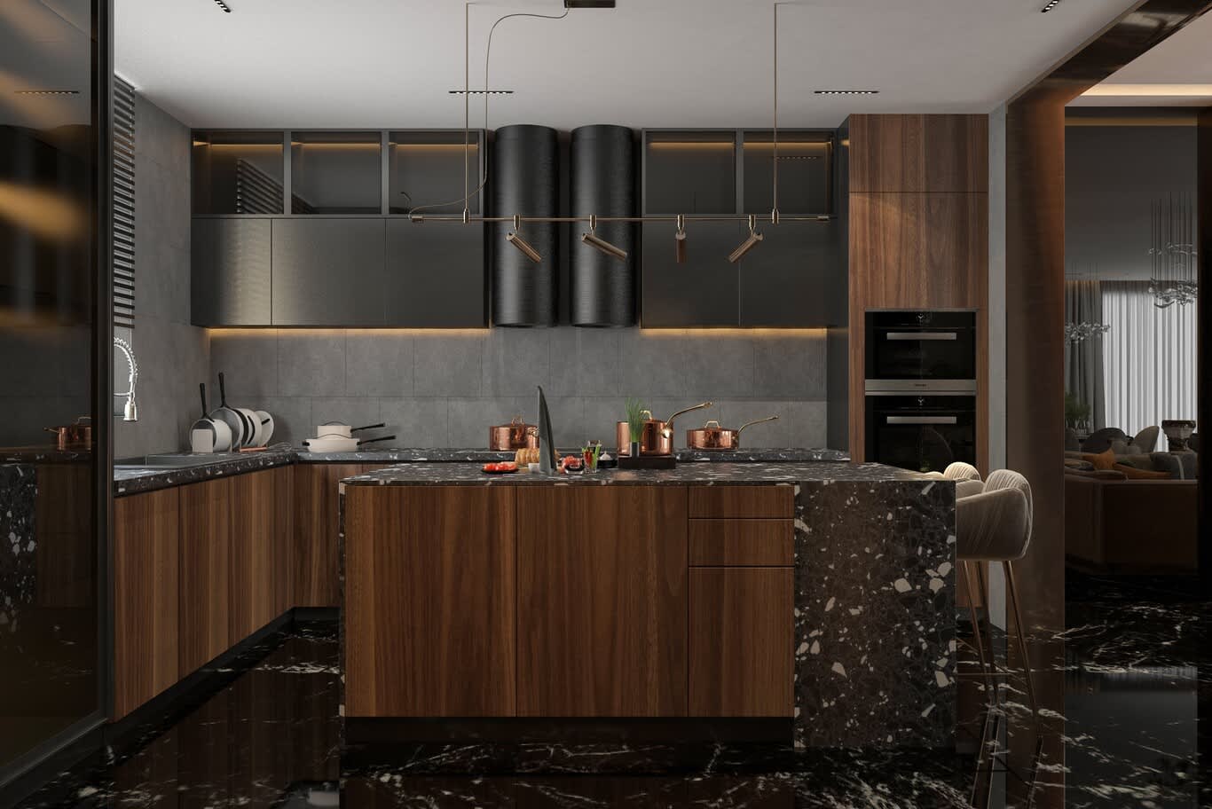 Yas villa kitchen design