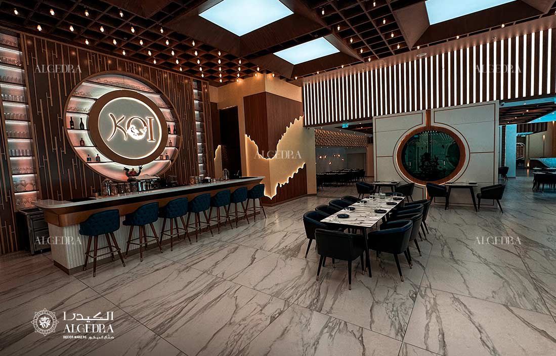 أفكار التصميم الداخلي للمطعم