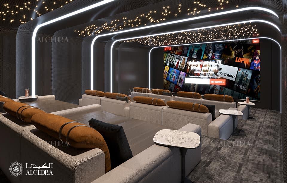 home cinema design in Dubai