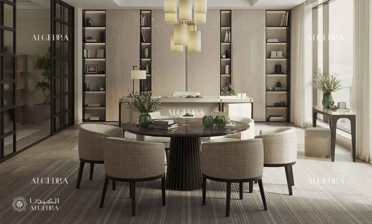 elegant luxury modern dining room design