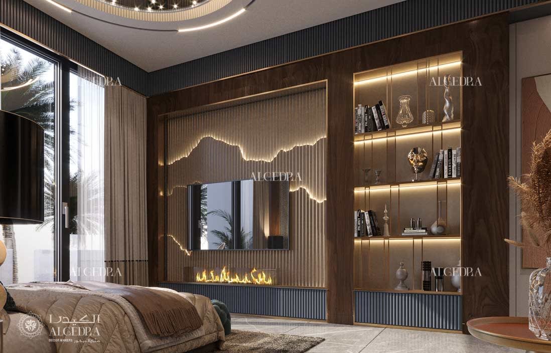 تصميم غرفة نوم فاخرة في الرياض