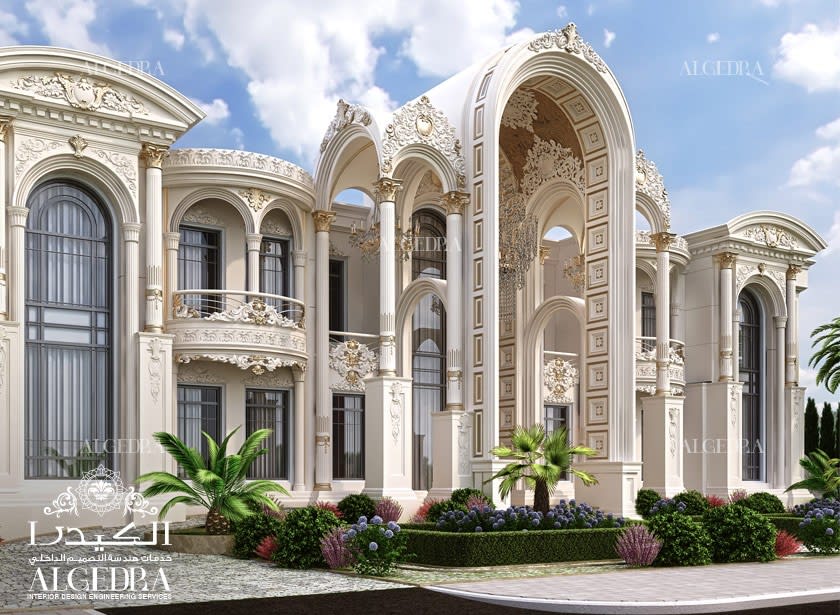 mesmerizing villa front view