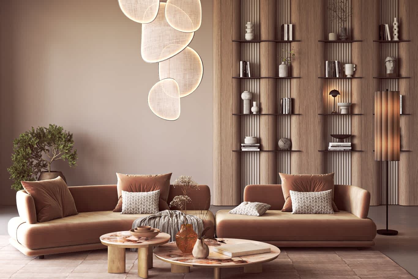 Al Barari warm minimalist interior