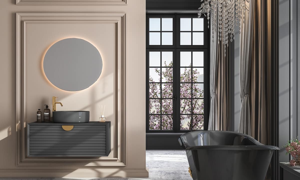 interior design of bathroom and toilet