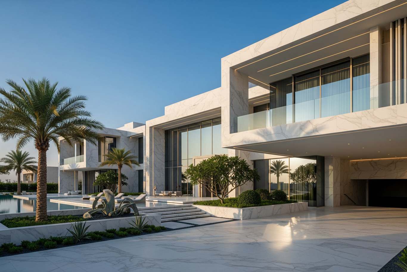 luxury villa entrance design