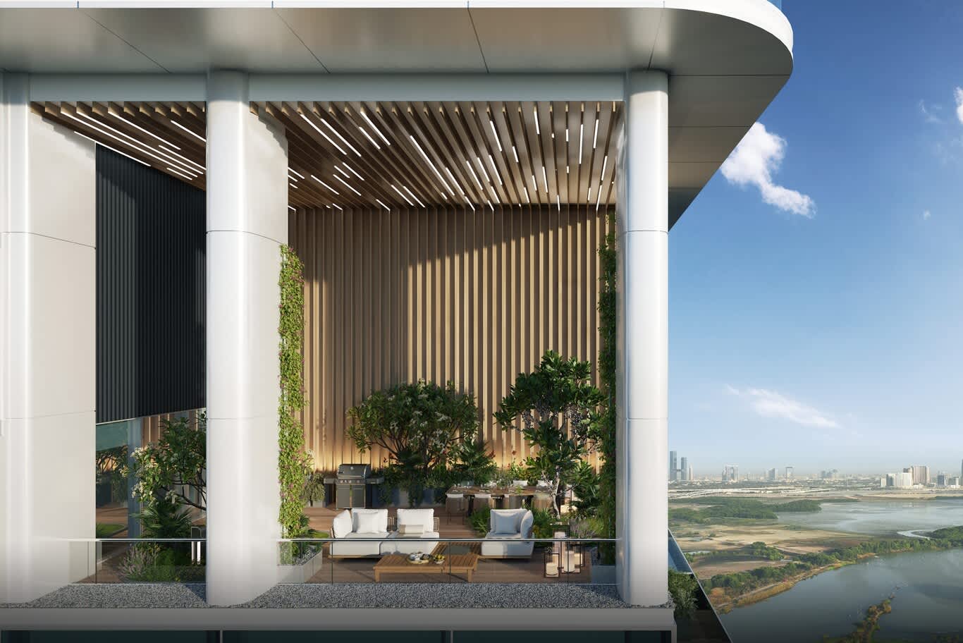 sky garden terrace design