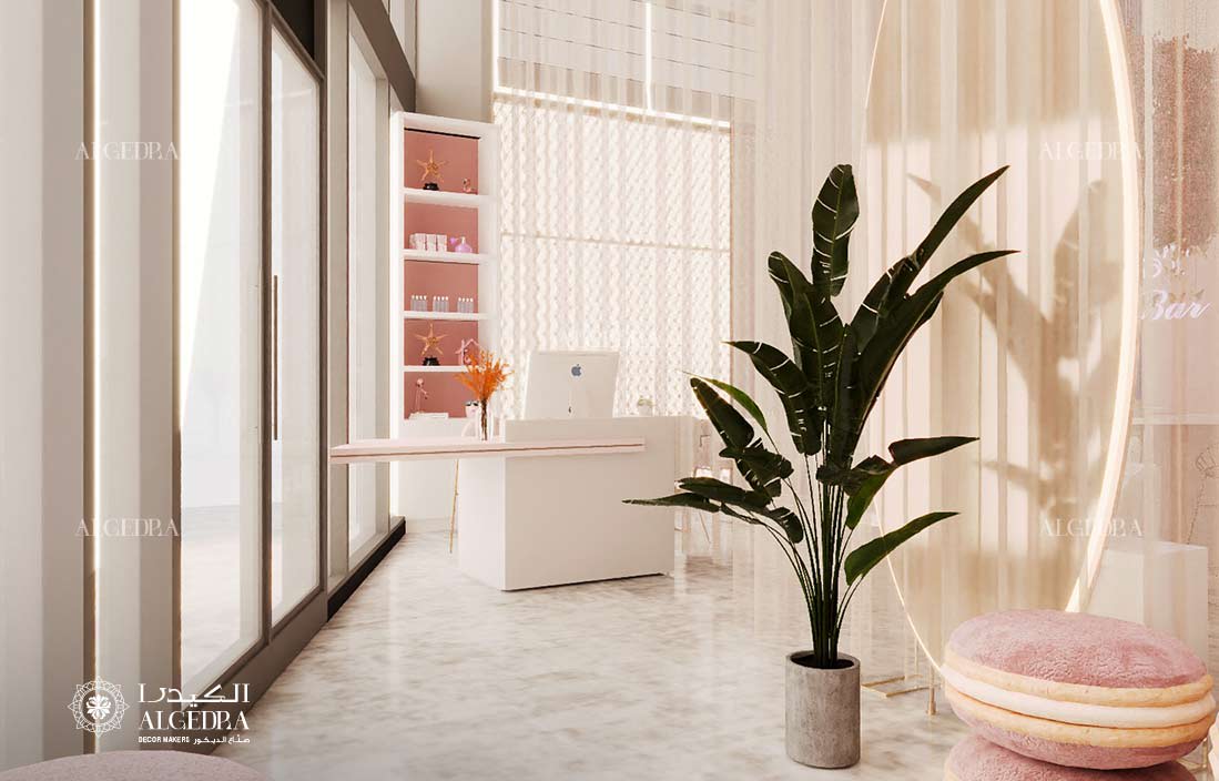 salon interior design and decoration