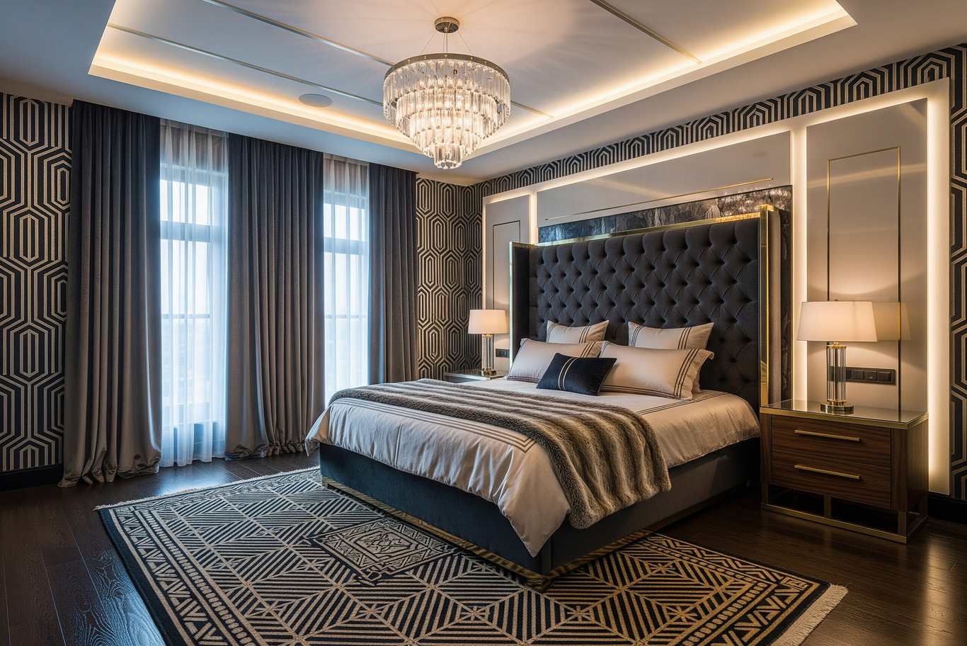 modern bedroom interior design