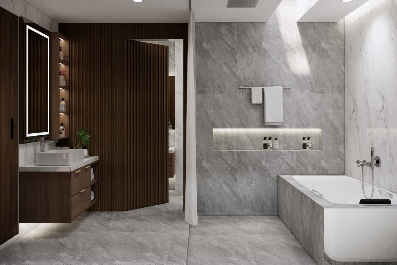 أفكار لتصميم حمامات صغيرة