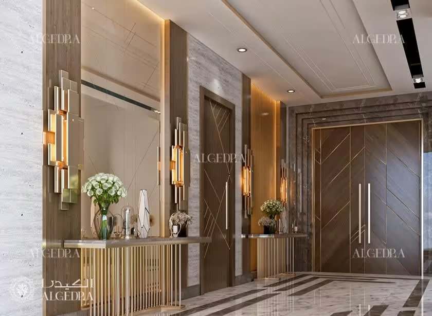 تصميم مدخل فيلا