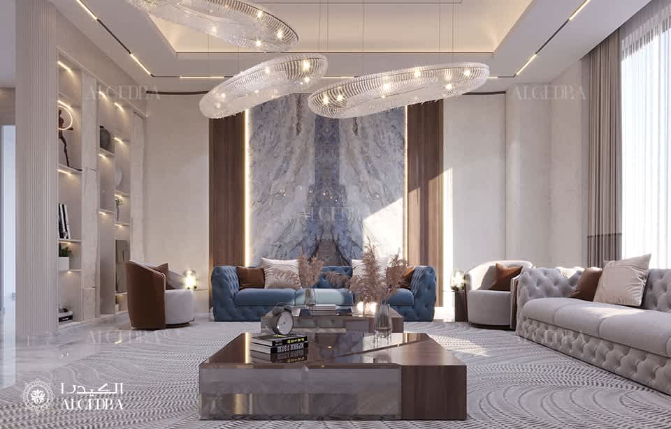 villa living room design