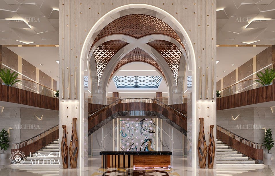 hotel lobby interior