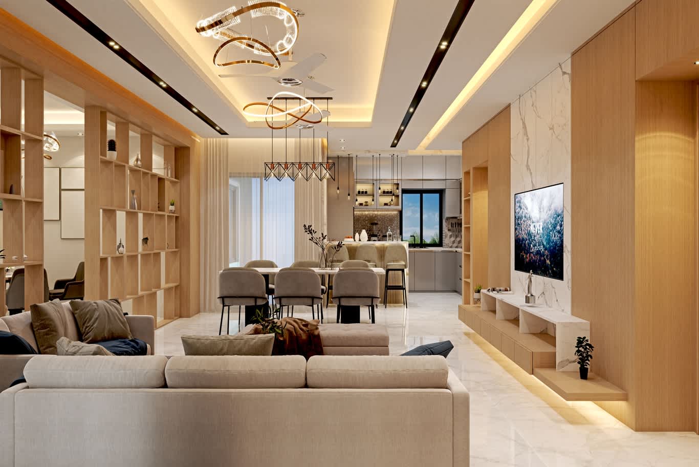 luxury modern dining room design