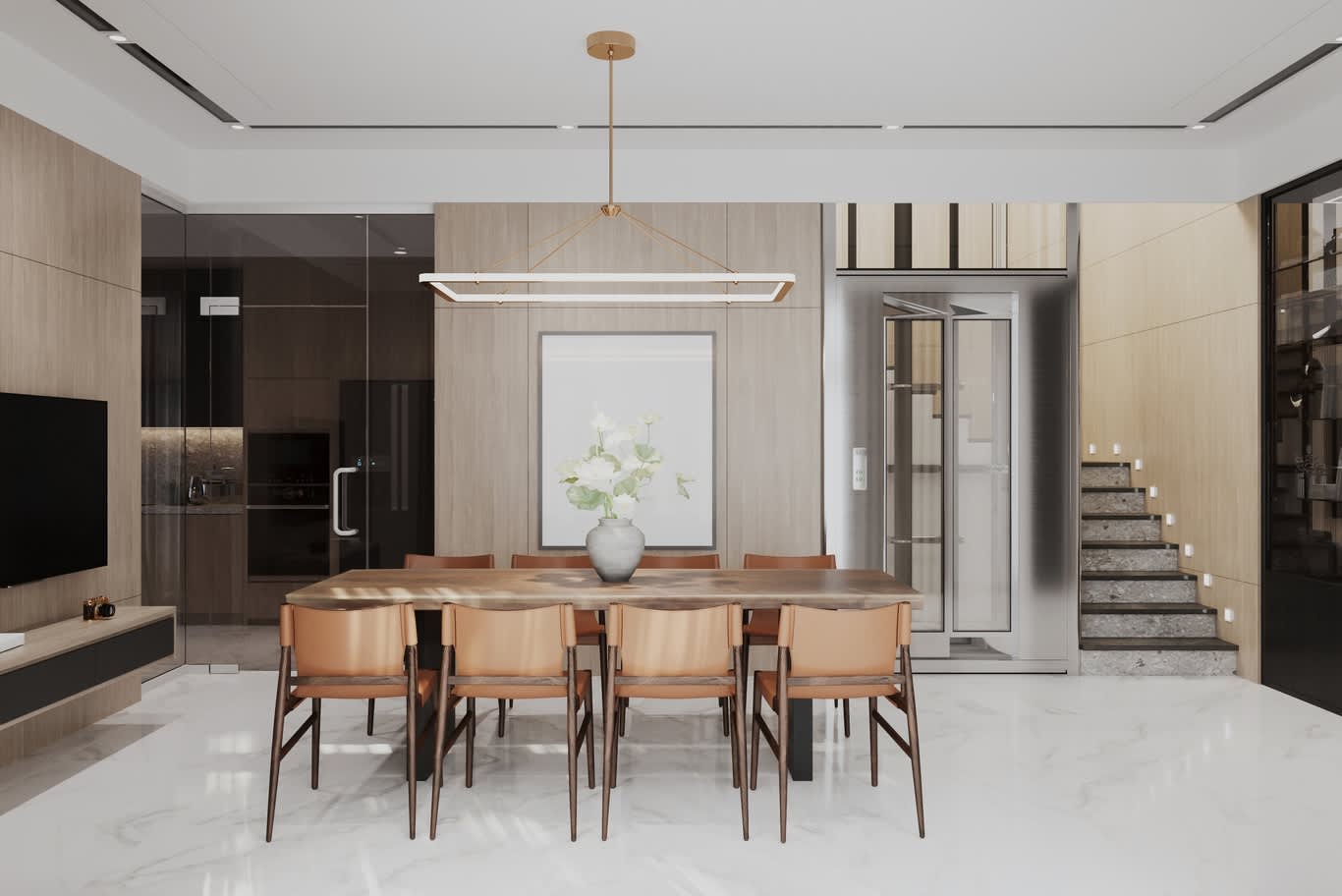 modern dining room ceiling design