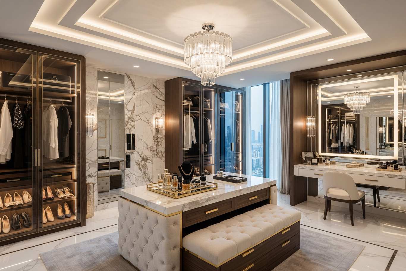 modern small dressing room design