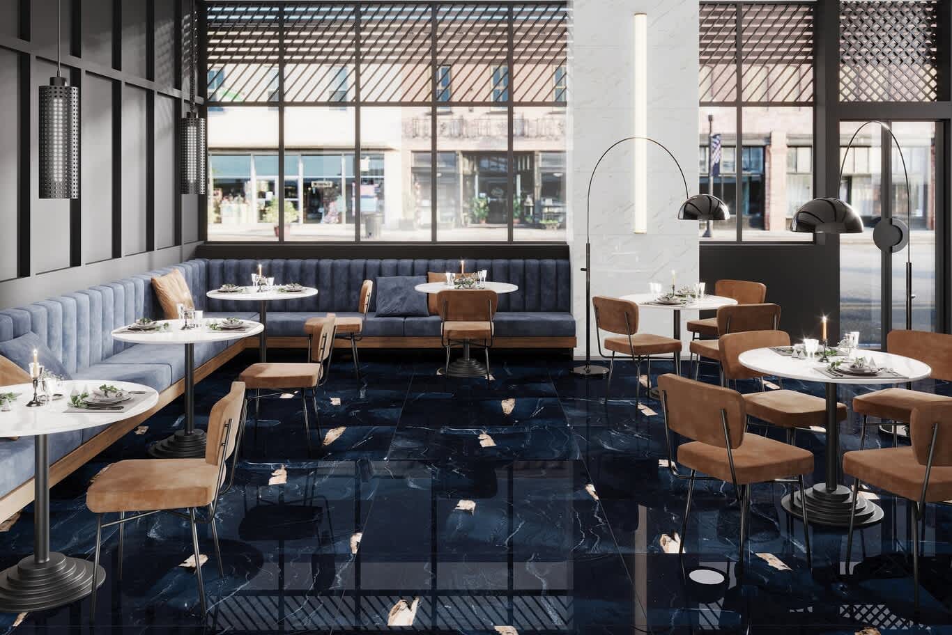 organic cafe interior design