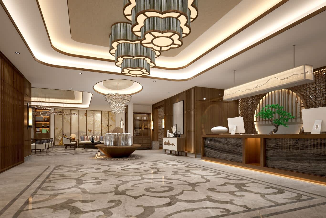 high-end hotel interiors