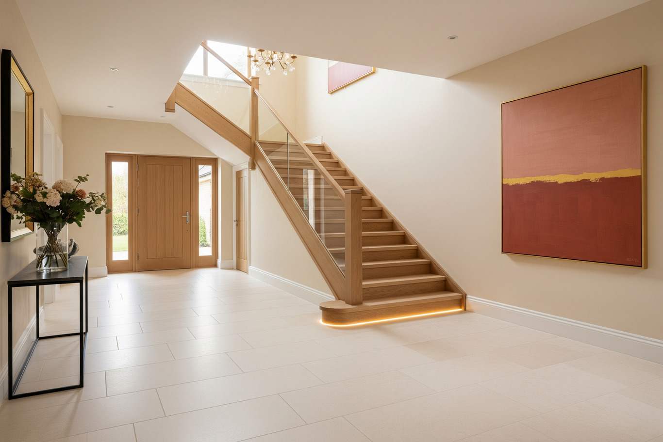 تصميم داخلي مدخل بنتهاوس