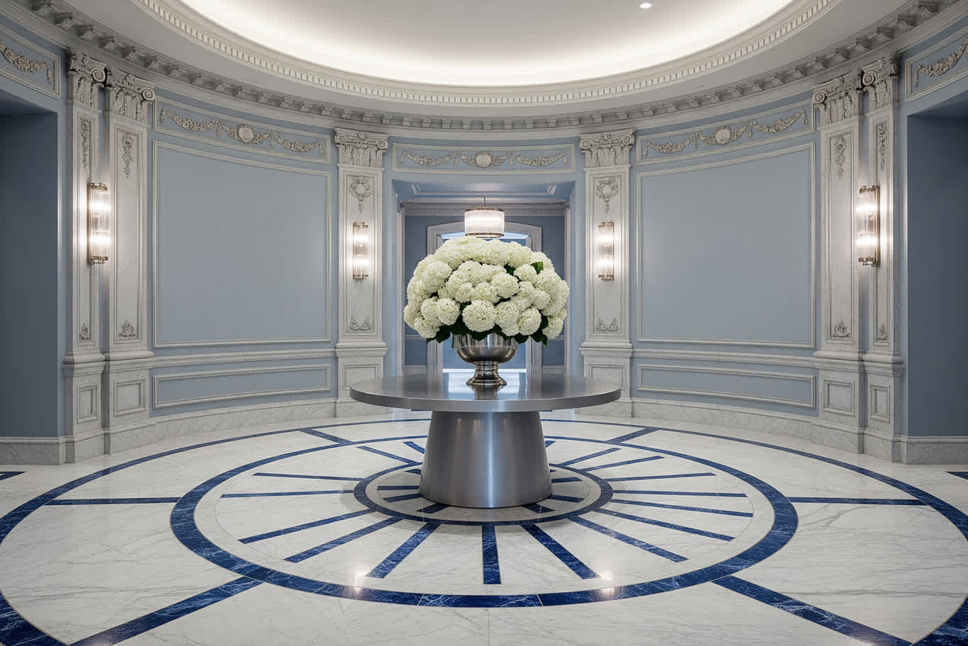 villa entrance landscape design