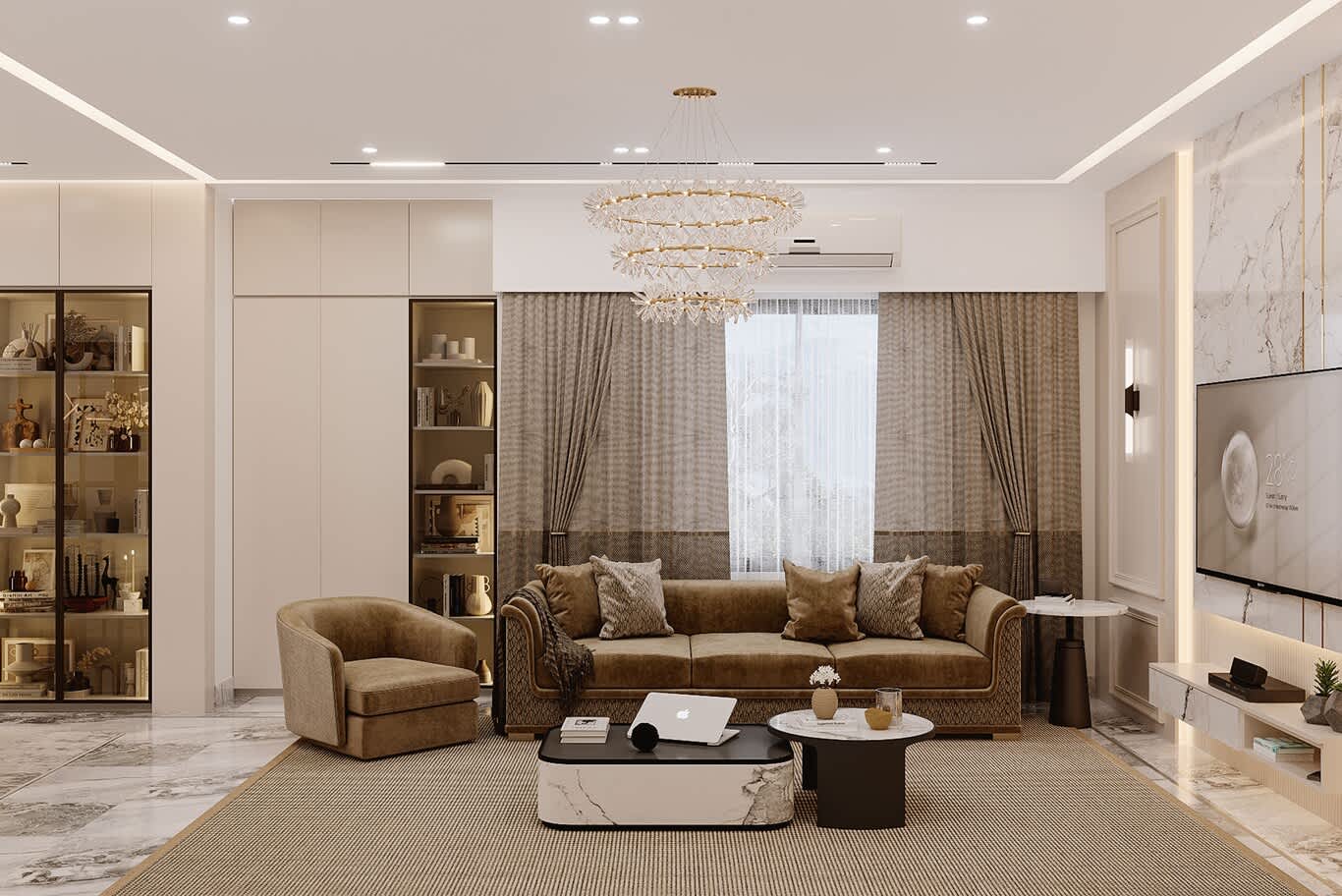 Al Shamkha villa family lounge