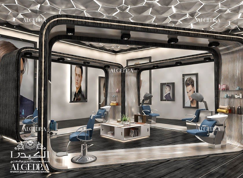 commercial salon design dubai