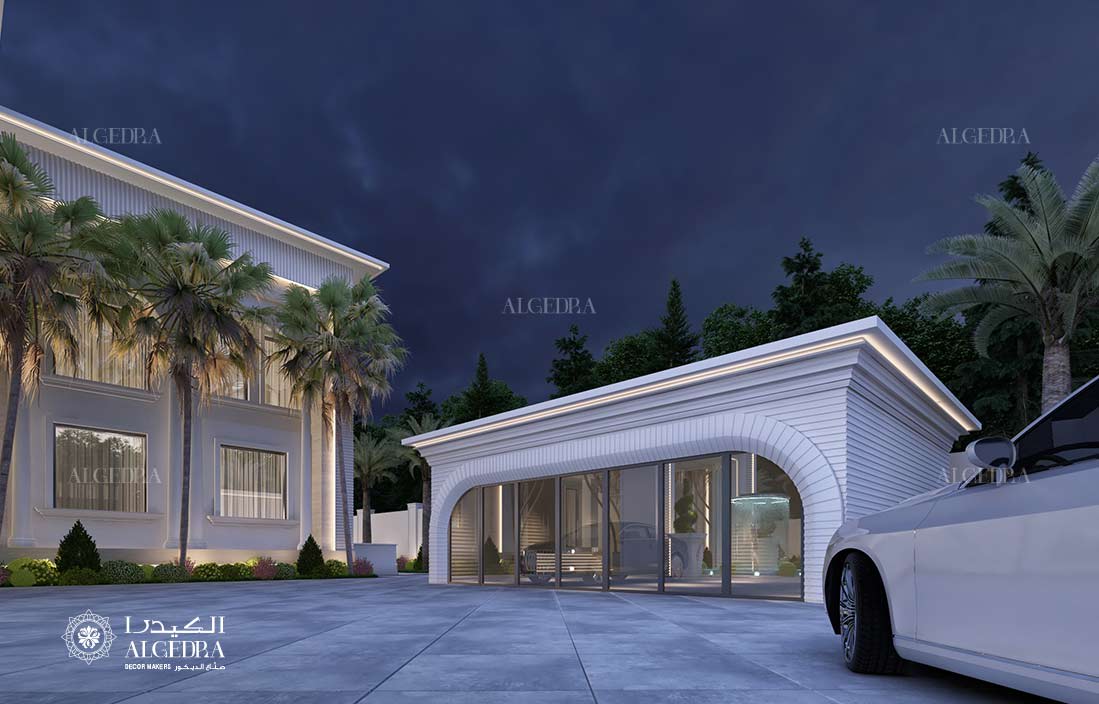 تصميم مناظر طبيعية فيلا فاخرة