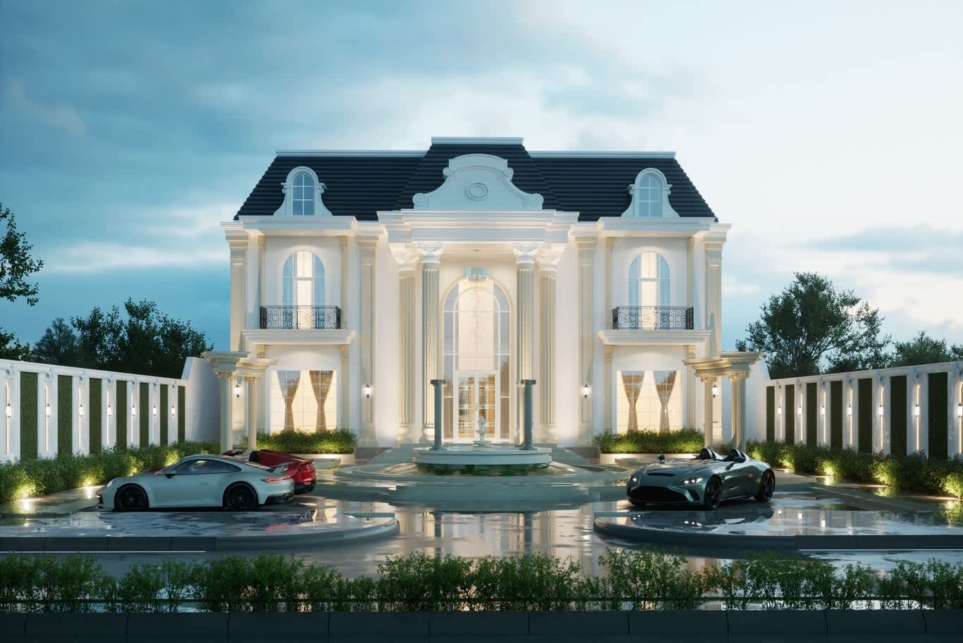 Elegant villa design
